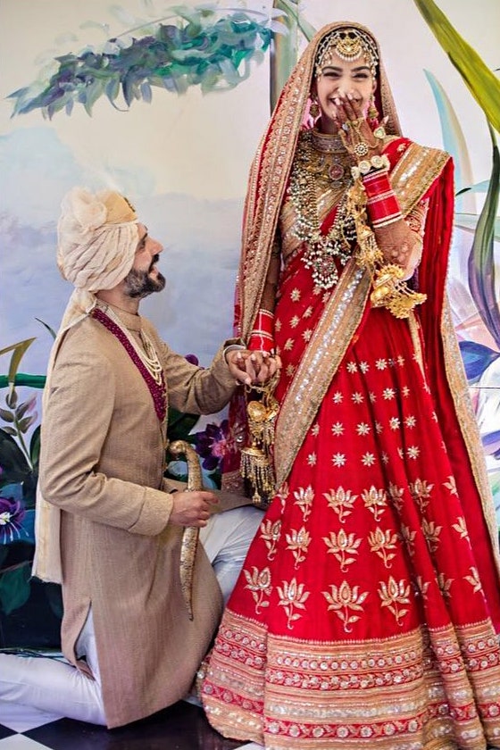 Sonam Kapoor Ahuja and Anand Ahuja's Anand Karaj ceremony