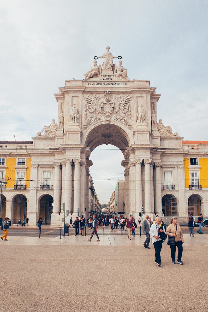 Lisbon skyline in Portugal