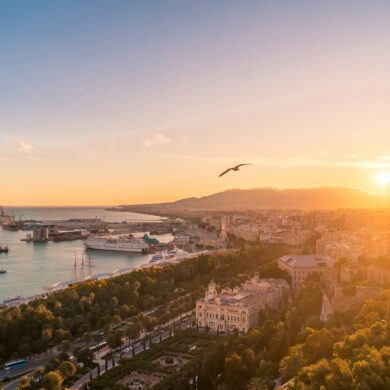 sky line of Malaga