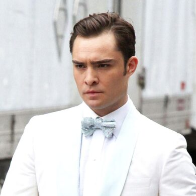 Ed Westwick Chuck Bass Gossip Girl, black cat, black cat boyfriend