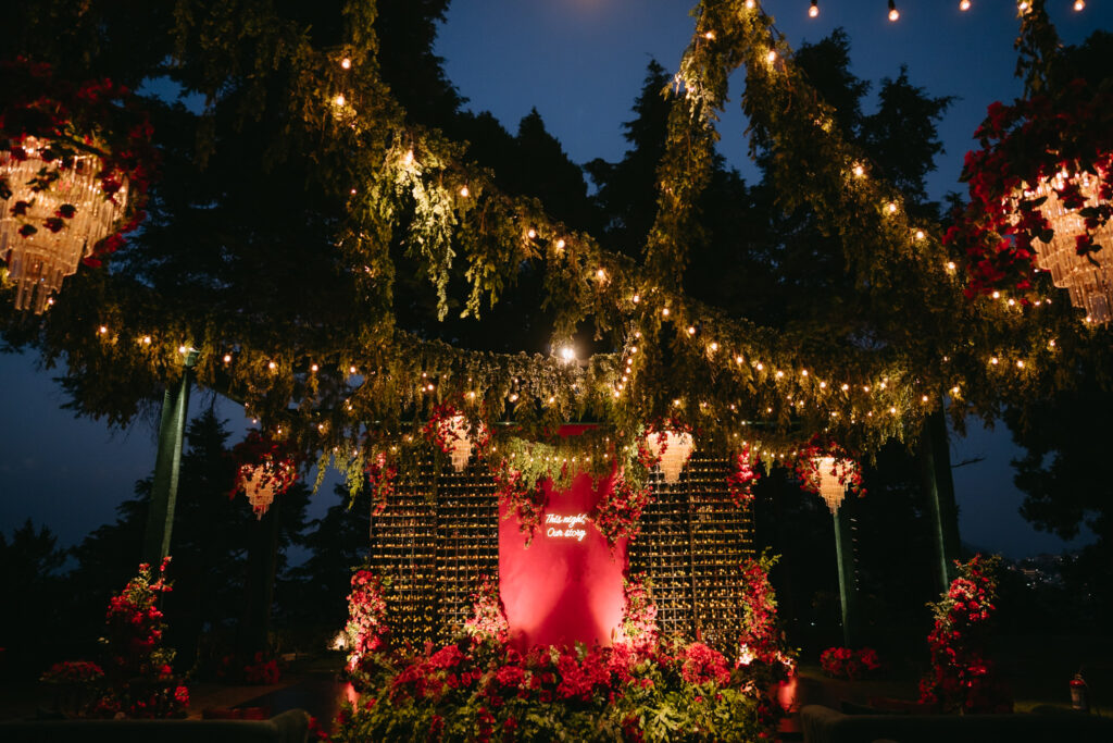 Taral Jadhav wedding, destination wedding, wedding designer, mountain wedding, designer wardrobe, sangeet, Bollywood night
