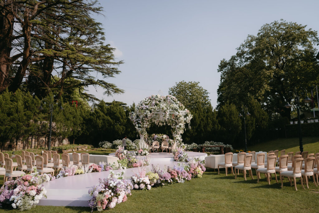 Taral Jadhav wedding, destination wedding, wedding designer, mountain wedding, designer wardrobe, Mussoorie, pastel decor