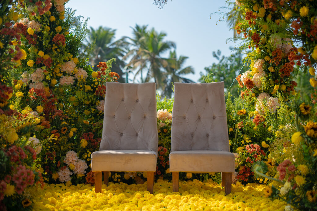 Interflora, decor, decor ideas, haldi decor, haldi ideas