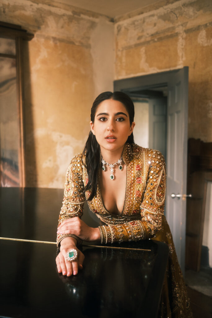 Sara Ali Khan, bridal jewels, bridal jewellery, layering jewellery, wedding jewellery ideas, bridal necklace