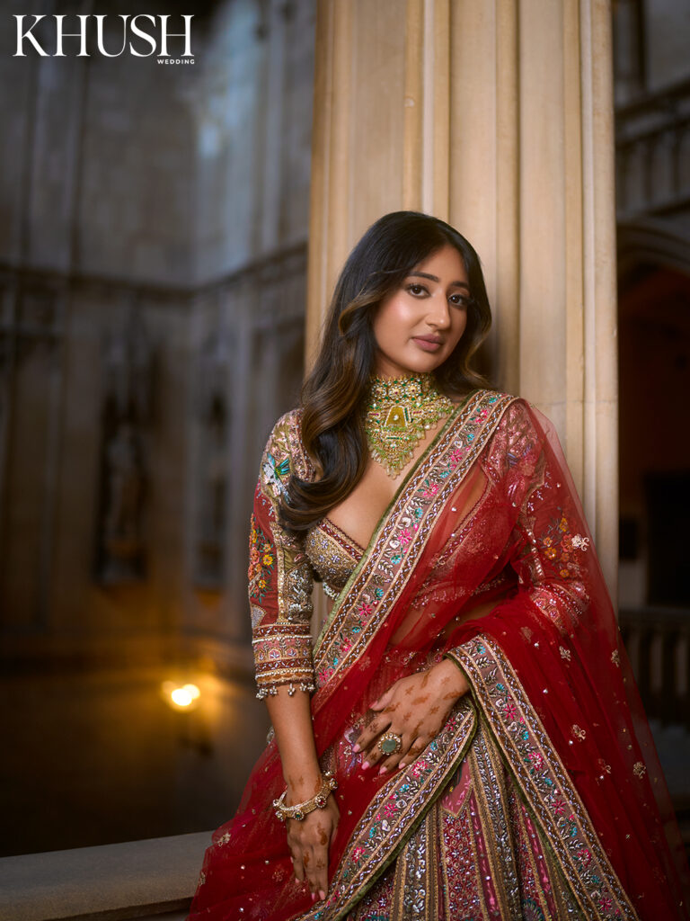 Nelly Patel in Indian bridal photoshoot for Khush Wedding Magazine