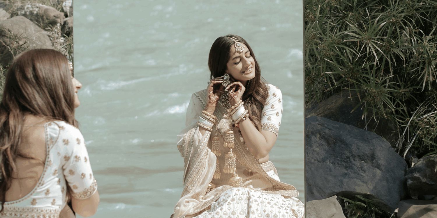 real bride, read inspiration, bridal makeup