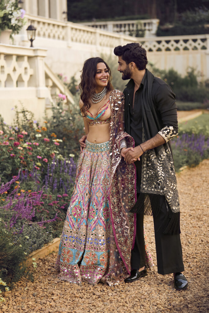 Abhinav Mishra, designer lehenga, bridal lehenga, wedding lehenga, unique, wedding dress, blouse