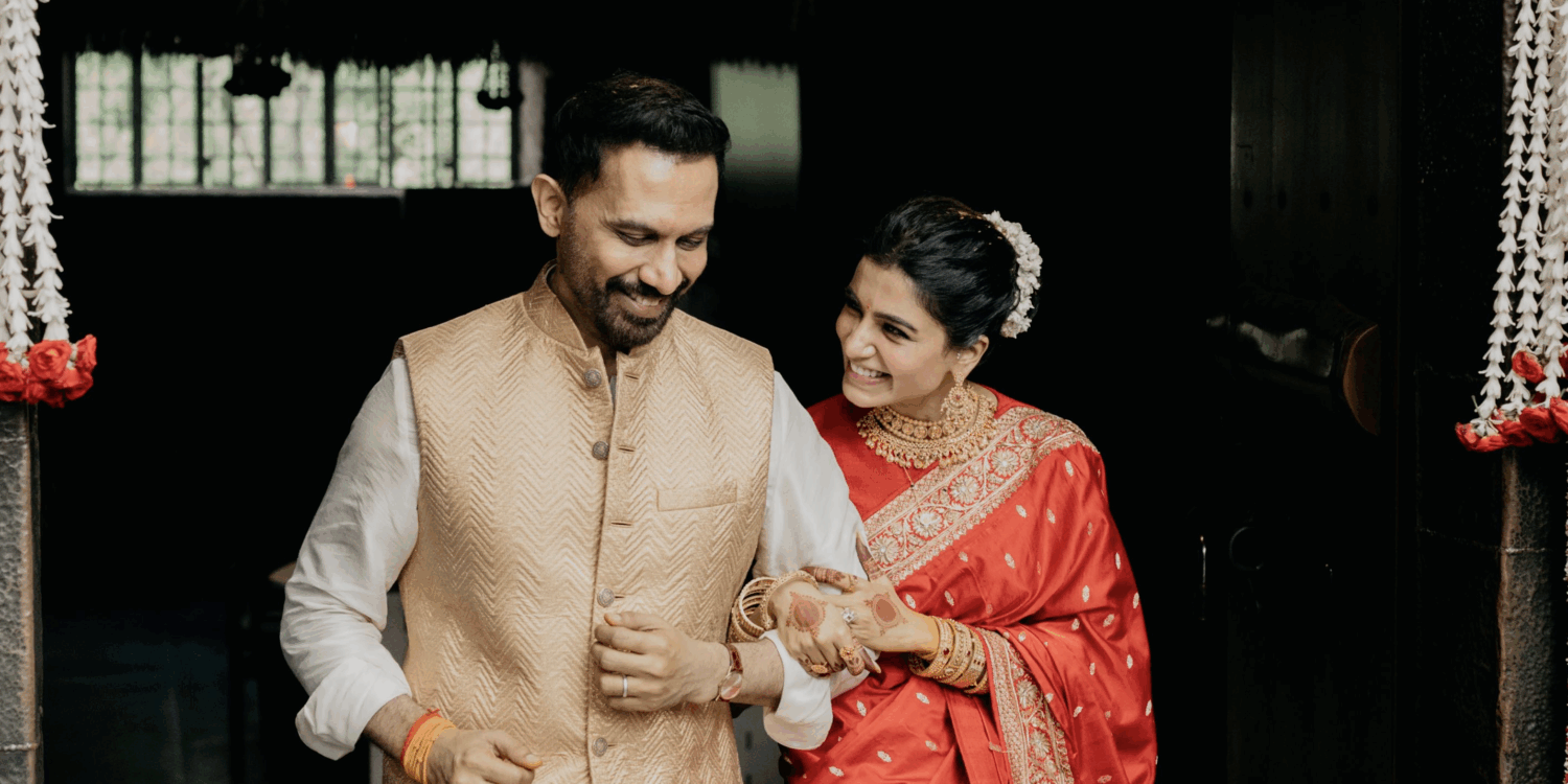 Samantha Ruth Prabhu, Raj Nidimoru, Samantha Ruth Prabhu wedding, Banarasi saree, bridal sari, celebrity wedding