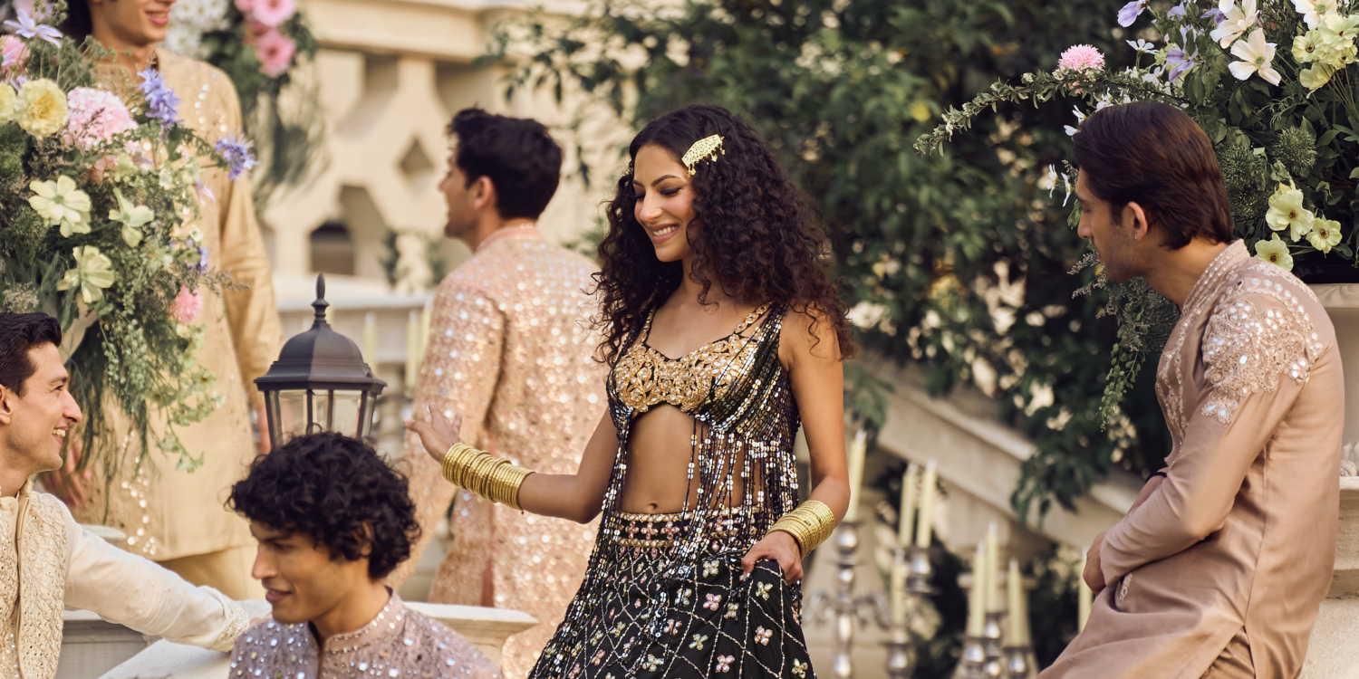 Abhinav Mishra, designer lehenga, bridal lehenga, wedding lehenga, unique, wedding dress, blouse