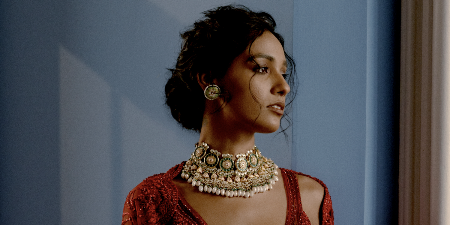 Maala London, choker, wedding jewellery, bridal choker, wedding choker, bridal jewellery