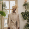 Monga's London, sherwani, wedding, groom