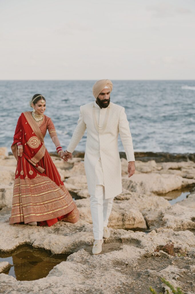 destination wedding, Malta wedding, wedding planning, real wedding, real bride, Sabyasachi bride