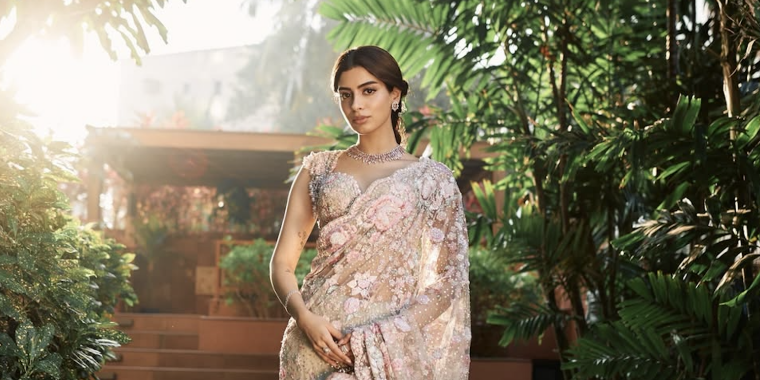 Khushi Kapoor, sunscreen, wedding sunscreen, sari