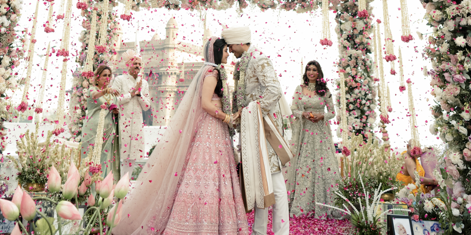 Aishwarya Arnav wedding, Mumbai wedding, designer lehenga